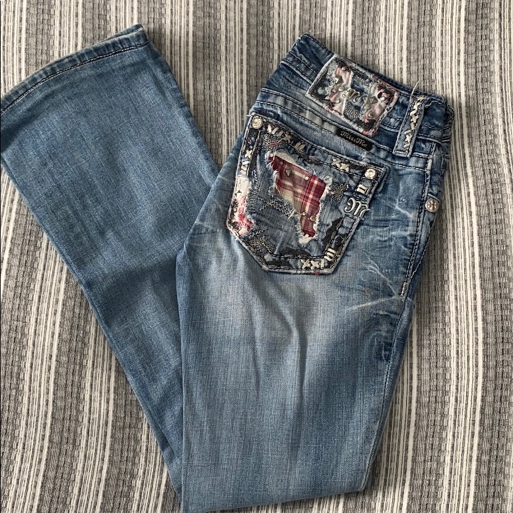 Distressed Flannel Miss Mes